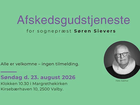 Afskedsgudstjeneste for Søren Sievers