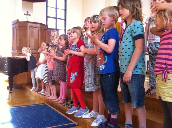Børn der synger